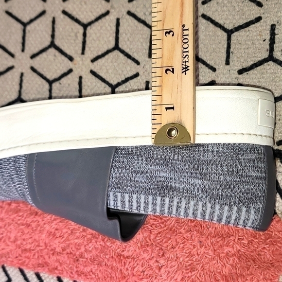 VINCE Ward Gray Knit Platform Slip On Sneakers, sz 10 - Picture 12 of 12